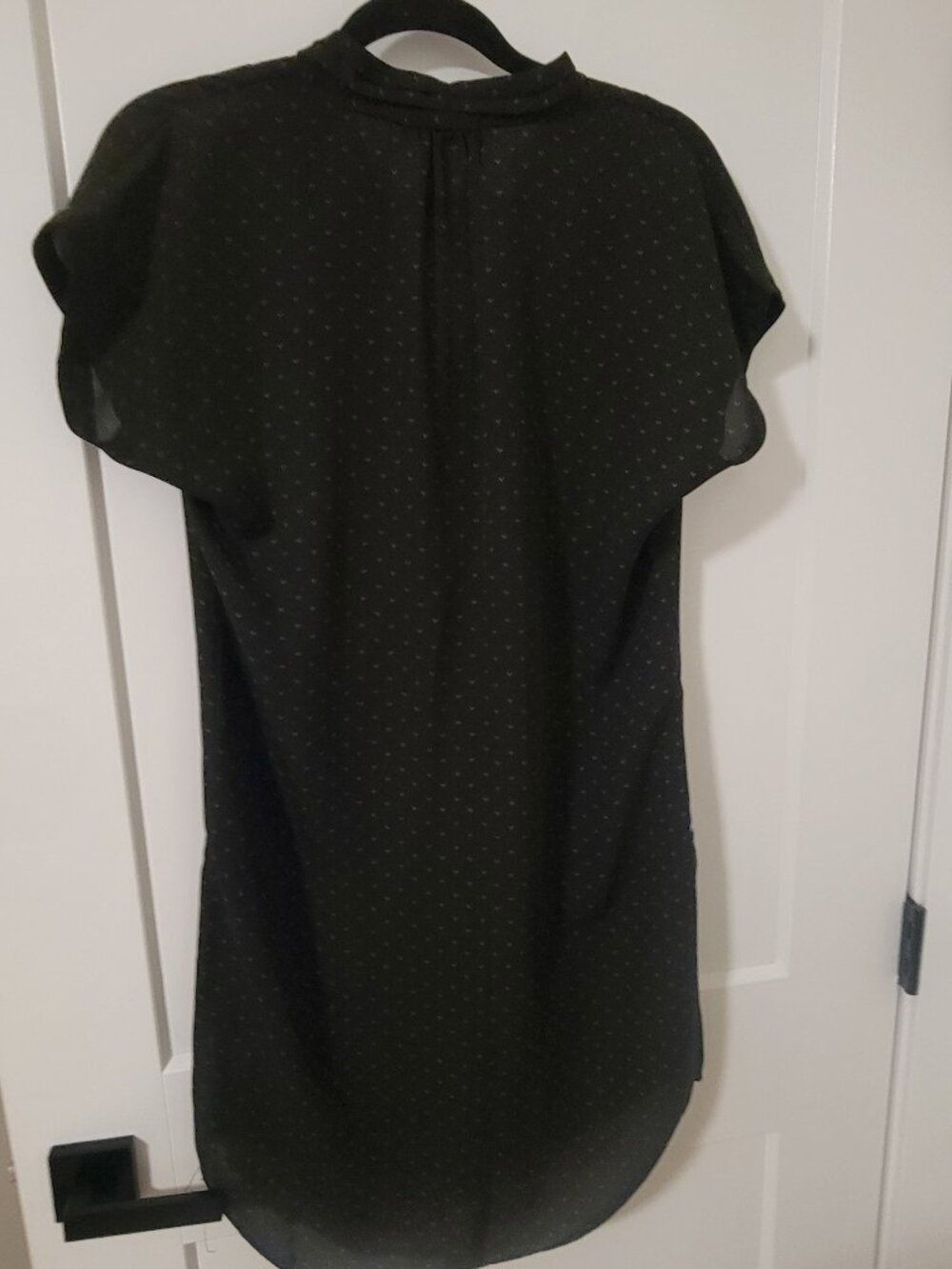 Monk & Lou Black Shift Dress - Heart Print (Size S) - Picture 3 of 7